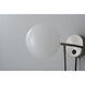 Duo LED 6 inch Satin Nickel Sconce Wall Light